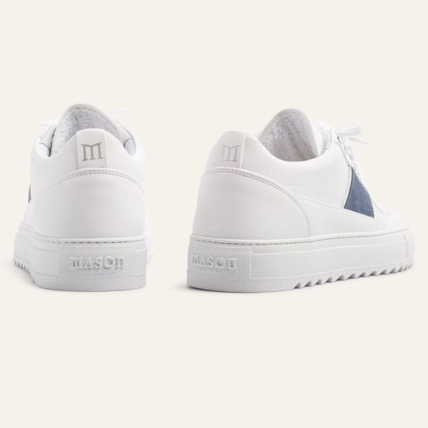 Mason Garments Tia 6A Sneaker Wit/Blauw