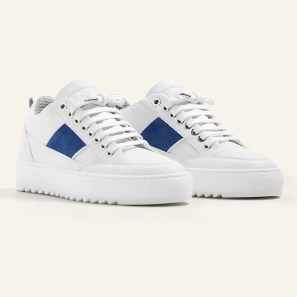Mason Garments Tia 6C Sneaker Wit/Blauw