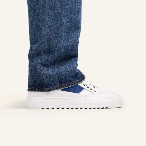 Mason Garments Tia 6C Sneaker Wit/Blauw