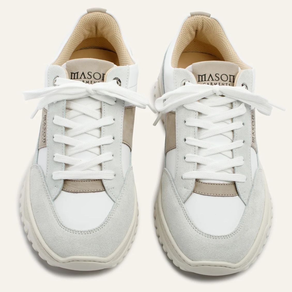 Mason Garments Tia Runner 9G Sneaker Wit/Beige