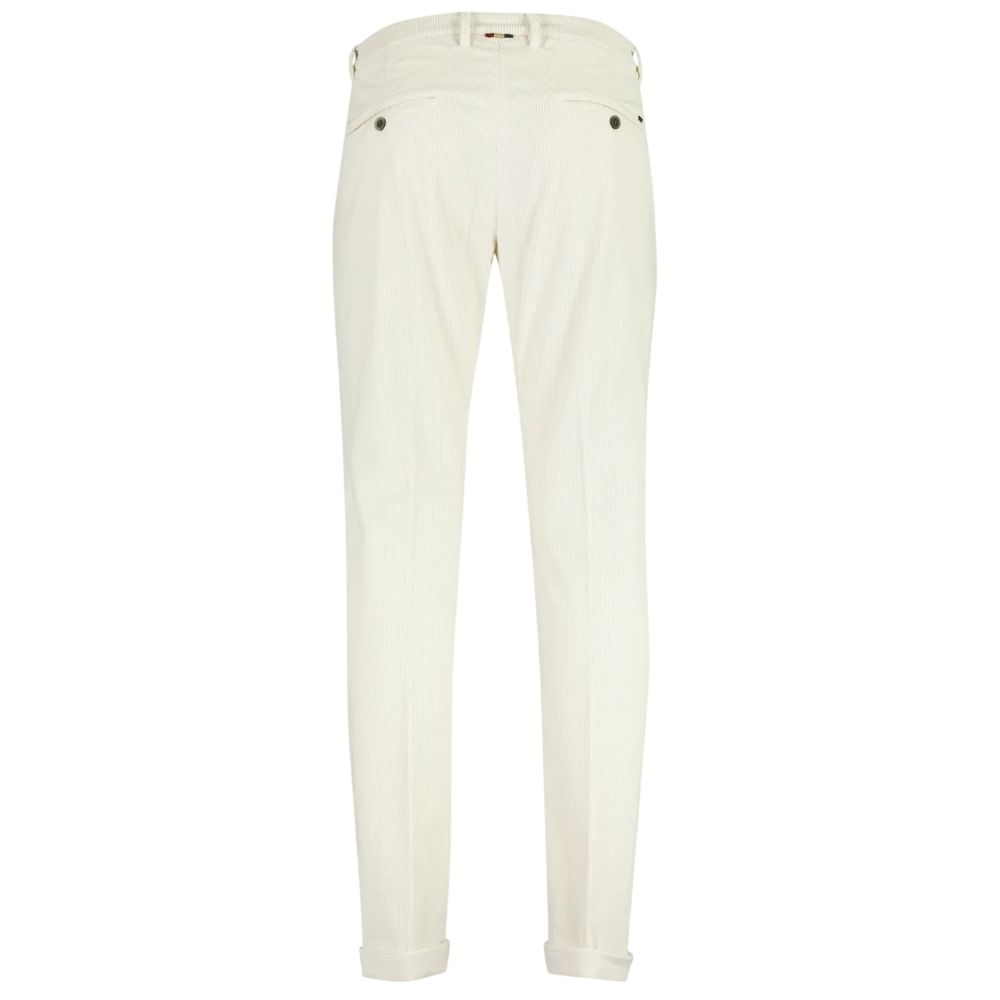 Mason's Torino Corduroy Chino Off White