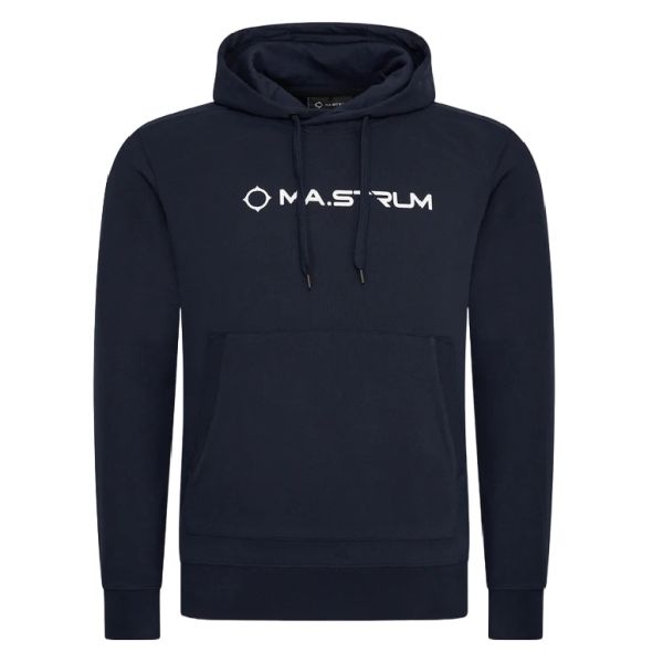 Ma.strum Chest Logo Hoodie Navy