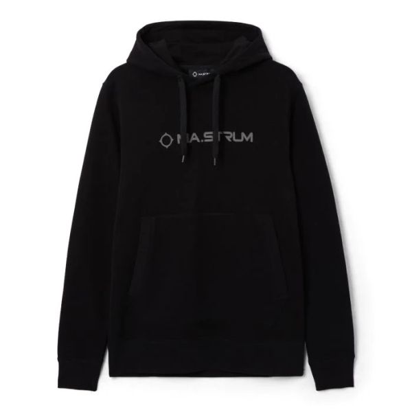 Ma.strum Chest Logo Hoodie Zwart