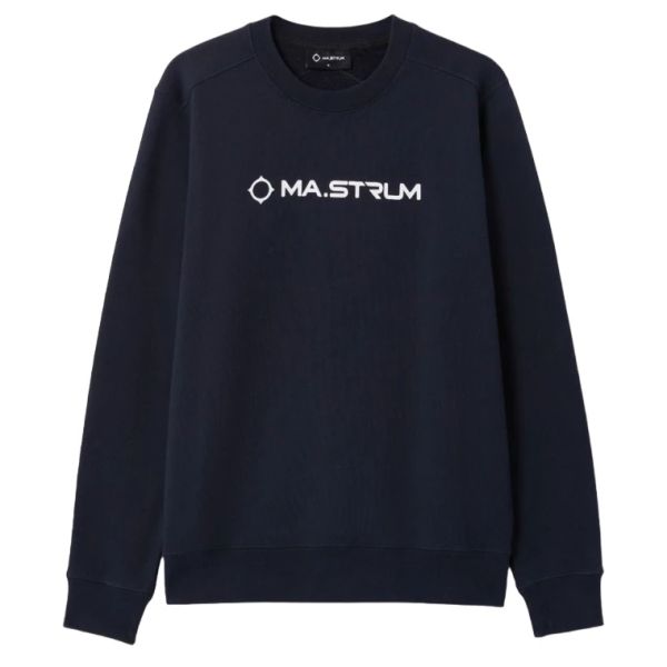 Ma.strum Chest Logo Sweater Navy