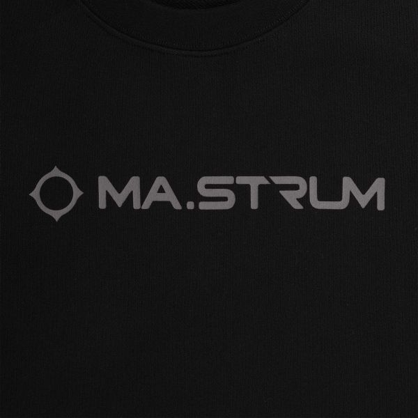 Ma.strum Chest Logo Sweater Zwart