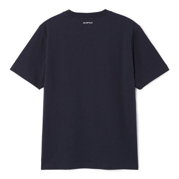 Mastrum Compass Print T-shirt Navy