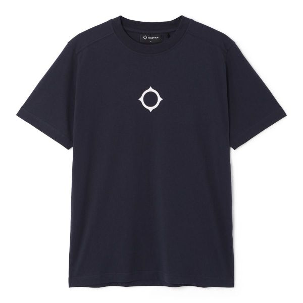 Mastrum Compass Print T-shirt Navy