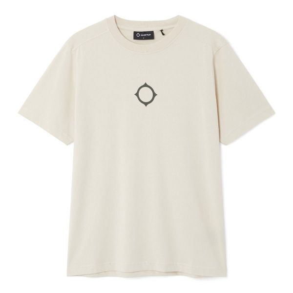 Mastrum Compass Print T-shirt Off White