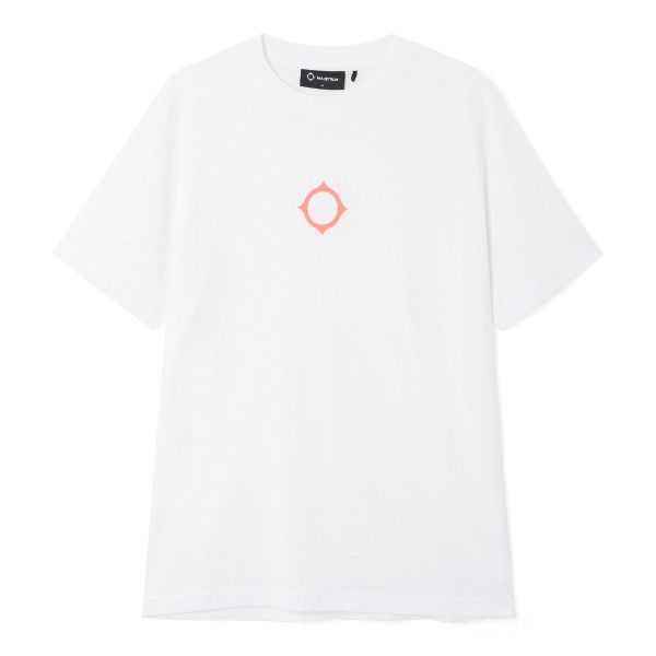 Mastrum Compass Print T-shirt Wit