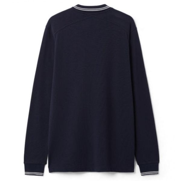 Ma.strum Double Tipped Longsleeve Polo Navy