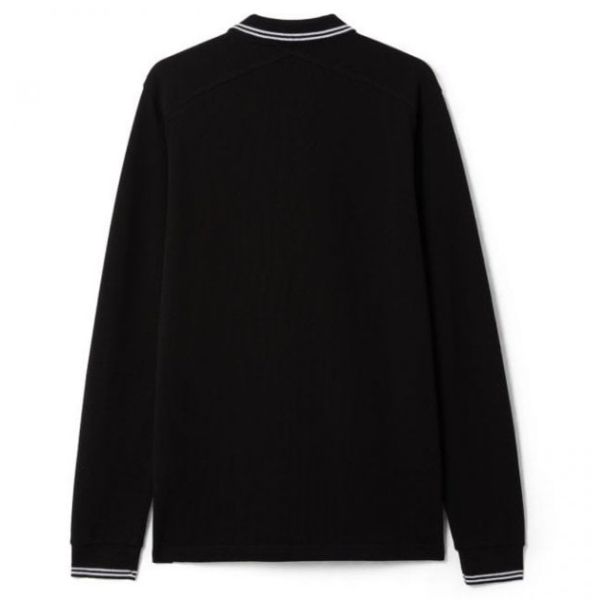 Ma.strum Double Tipped Longsleeve Polo Zwart