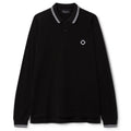 Ma.strum Double Tipped Longsleeve Polo Zwart