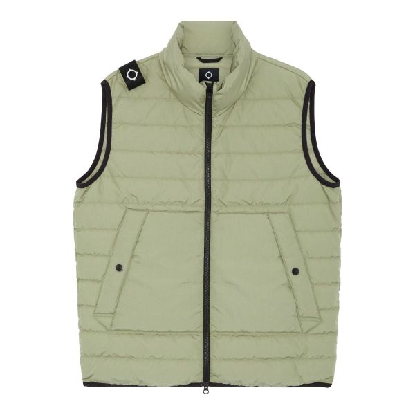 Mastrum Down Bodywarmer Licht Groen