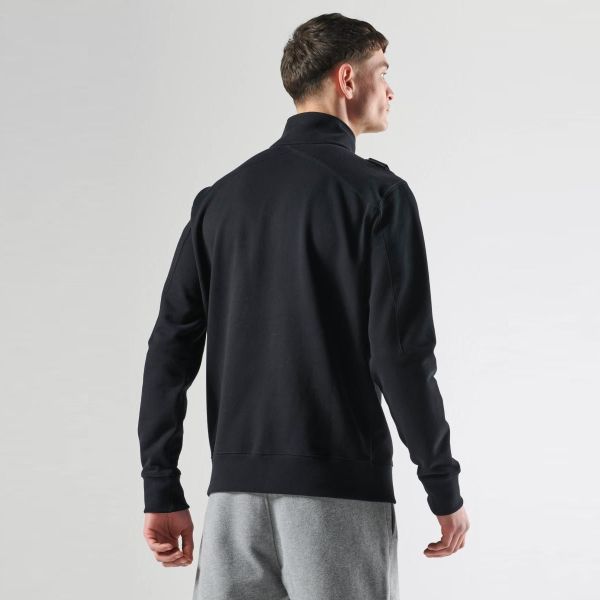 Ma.strum Edge Quarter Zip Sweater Zwart