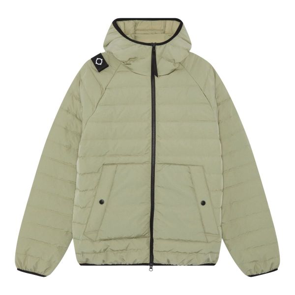 Mastrum Hooded Down Jas Licht Groen