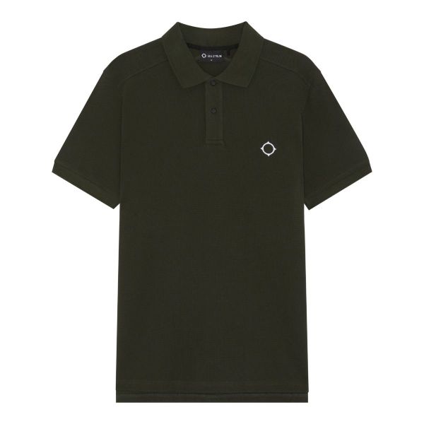 Ma.strum Pique Polo Donker Groen