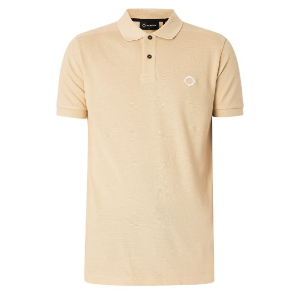Ma.strum Pique Polo Off White