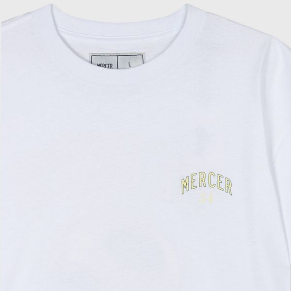 Mercer Amsterdam The Helmet T-shirt Wit
