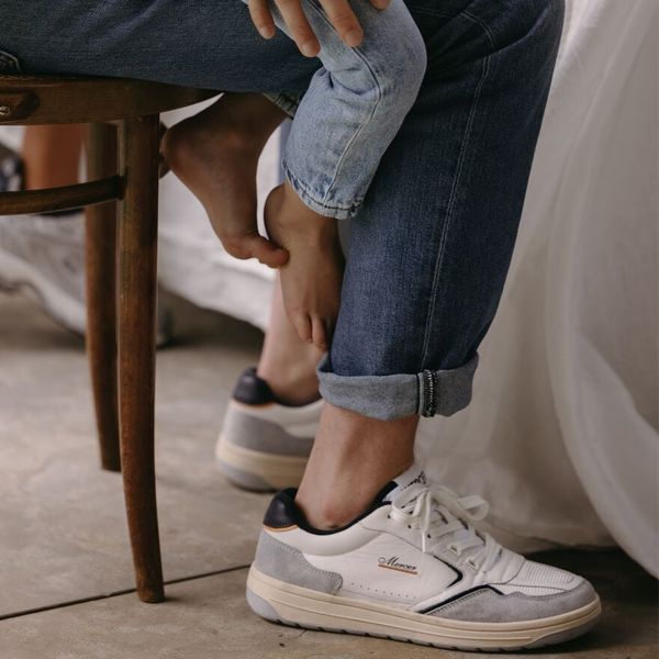 mercer amsterdam the player sneaker wit grijs