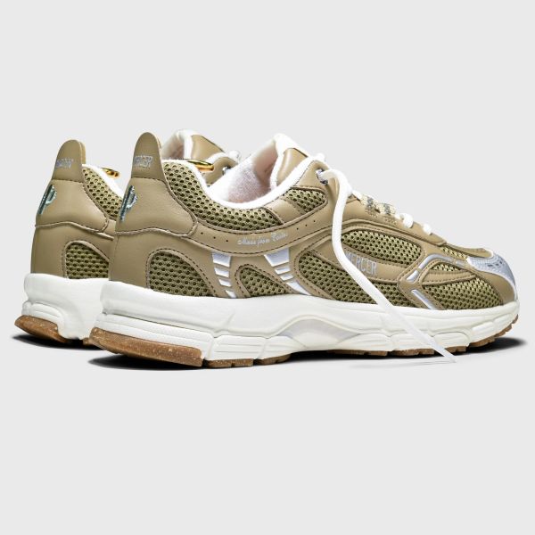 Mercer Amsterdam The Re-Run Cactus Sneaker Bruin/Groen