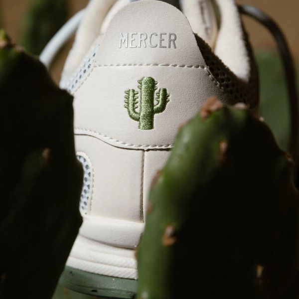 Mercer Amsterdam The Re-Run Cactus Sneaker Wit/Bruin