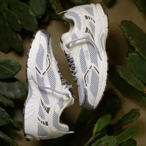 Mercer Amsterdam The Re-Run Cactus Sneaker Wit/Bruin