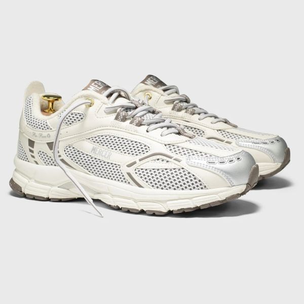 Mercer Amsterdam The Re-Run Cactus Sneaker Wit/Bruin