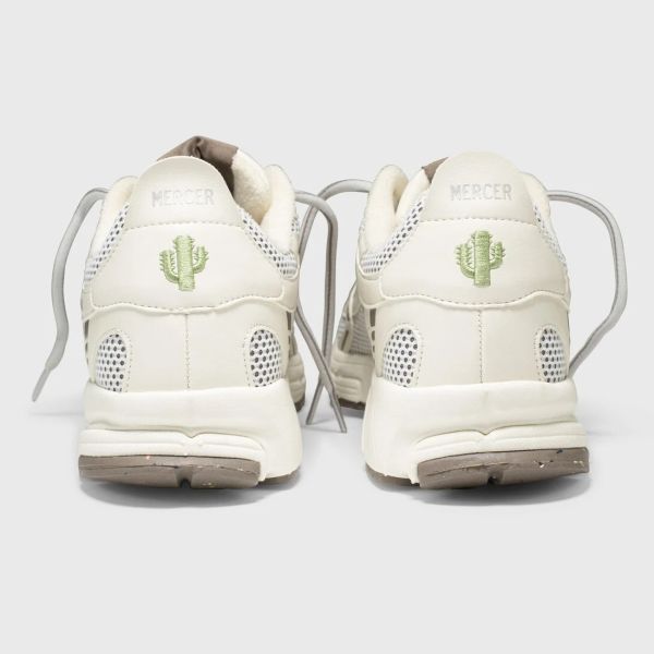 Mercer Amsterdam The Re-Run Cactus Sneaker Wit/Bruin