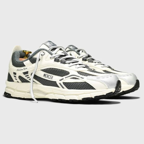 Mercer Amsterdam The Re-Run Cactus Sneaker Wit/Zwart