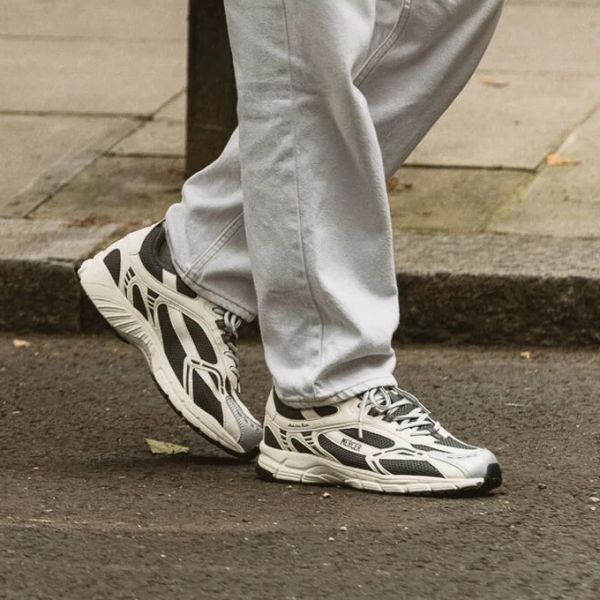 Mercer Amsterdam The Re-Run Cactus Sneaker Wit/Zwart