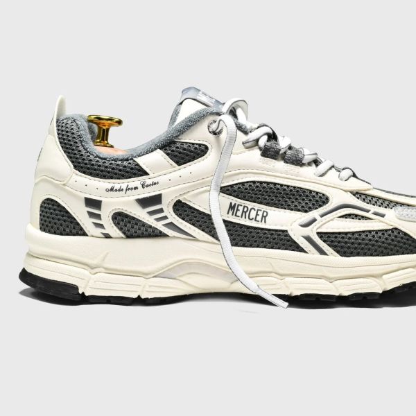 Mercer Amsterdam The Re-Run Cactus Sneaker Wit/Zwart