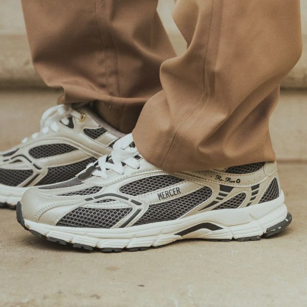 Mercer Amsterdam The Re-Run Champagne Sneaker Grijs/Off White