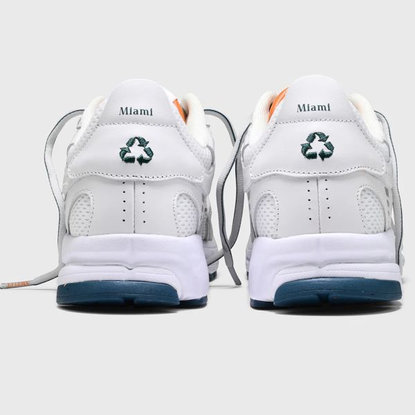 Mercer Amsterdam The Re-Run City Sneaker Wit/Oranje
