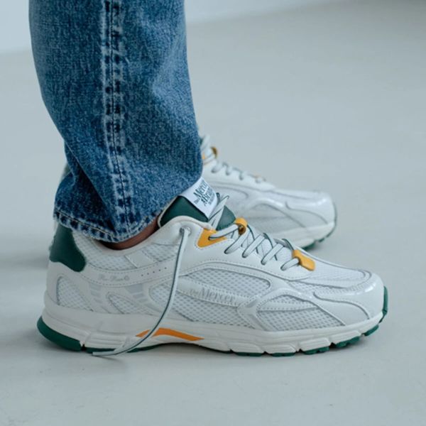 Mercer Amsterdam The Re-Run City Sneaker Wit/Groen