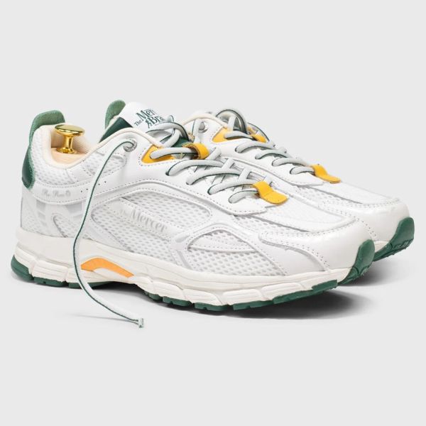 Mercer Amsterdam The Re-Run City Sneaker Wit/Groen
