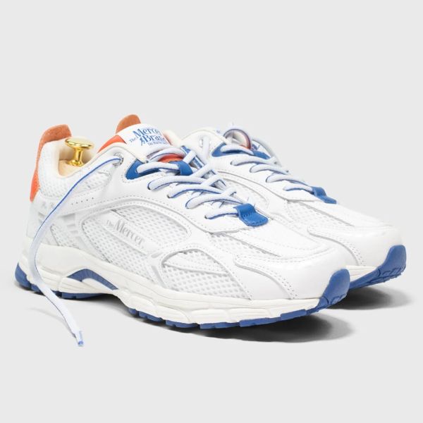 Mercer Amsterdam The Re-Run City Sneaker Wit/Oranje