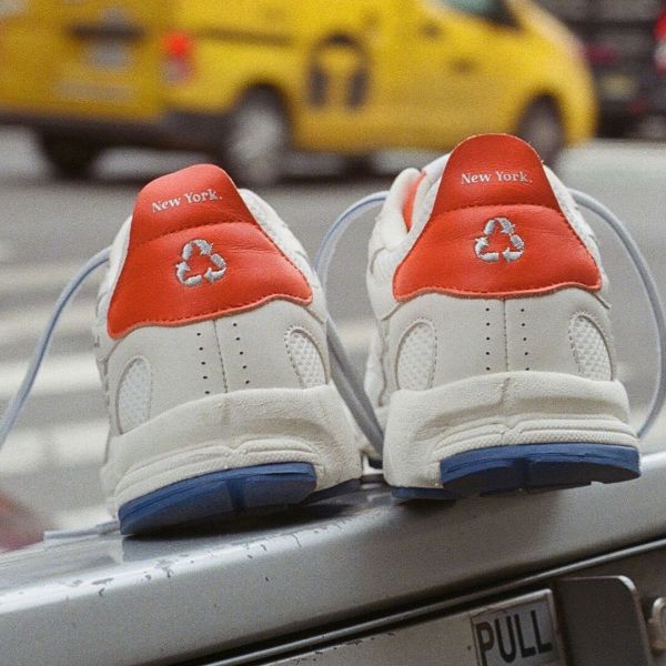 Mercer Amsterdam The Re-Run City Sneaker Wit/Oranje