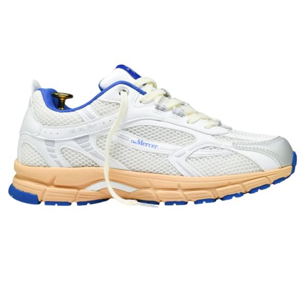 Mercer Amsterdam The Re-Run Grape Sneaker Wit/Oranje/Blauw