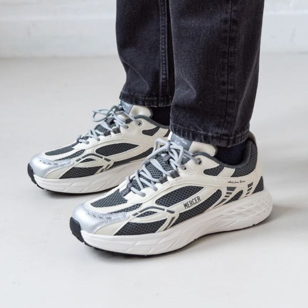 Mercer Amsterdam The Re-Run MAX Cactus Sneaker Wit/Zwart