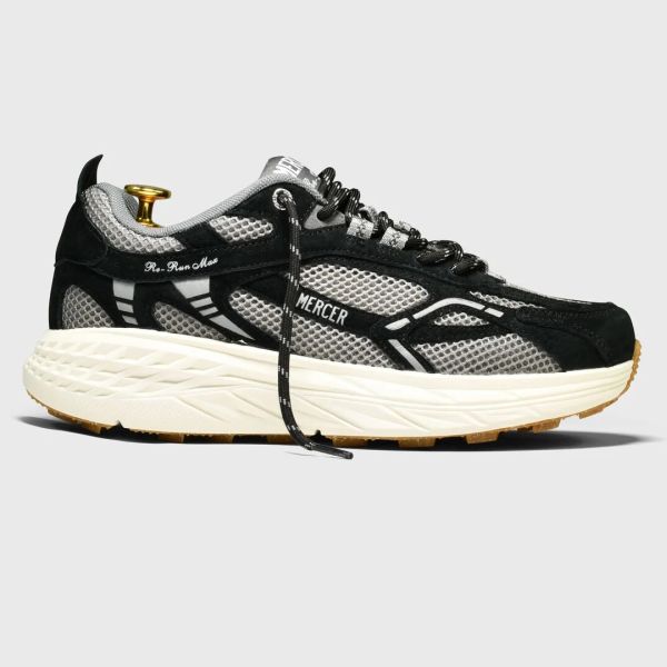 Mercer Amsterdam The Re-Run MAX Nubuck Sneaker Zwart