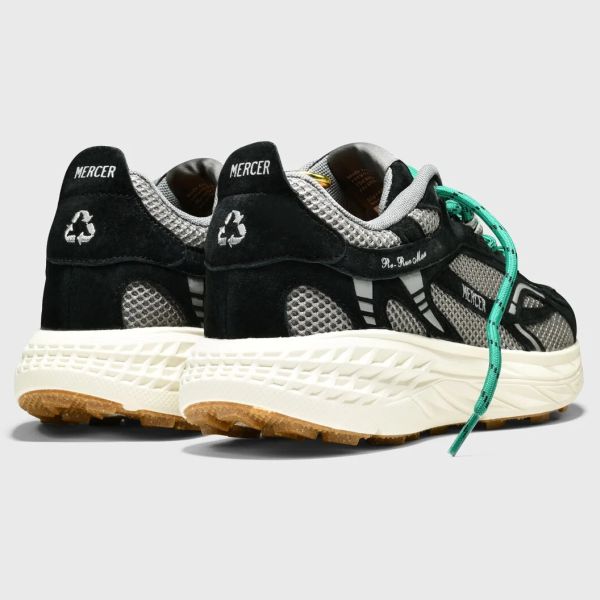 Mercer Amsterdam The Re-Run MAX Nubuck Sneaker Zwart
