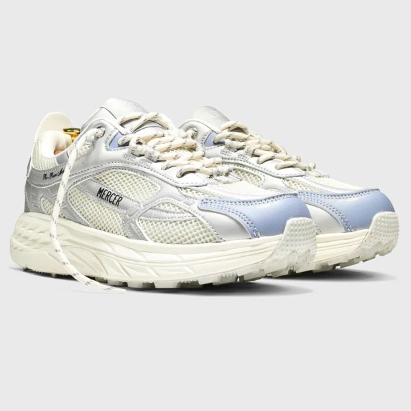 Mercer Amsterdam The Re-Run MAX Silver Surfer Sneaker Zilver