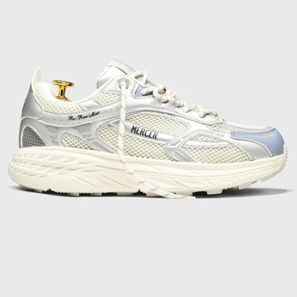 Mercer Amsterdam The Re-Run MAX Silver Surfer Sneaker Zilver