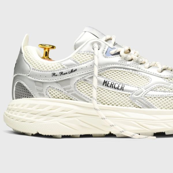 Mercer Amsterdam The Re-Run MAX Silver Surfer Sneaker Zilver