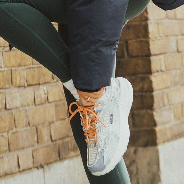 Mercer Amsterdam The Re-Run MAX Silver Surfer Sneaker Zilver