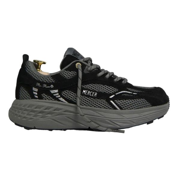 Mercer Amsterdam The Re-Run MAX Sneaker Zwart/Antraciet