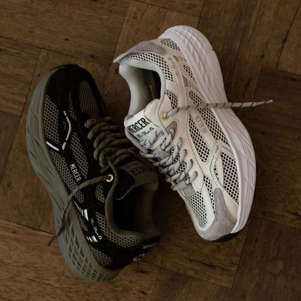 Mercer Amsterdam The Re-Run MAX Sneaker Zwart/Antraciet