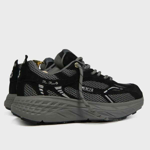 Mercer Amsterdam The Re-Run MAX Sneaker Zwart/Antraciet