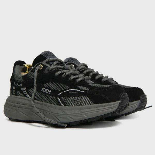 Mercer Amsterdam The Re-Run MAX Sneaker Zwart/Antraciet