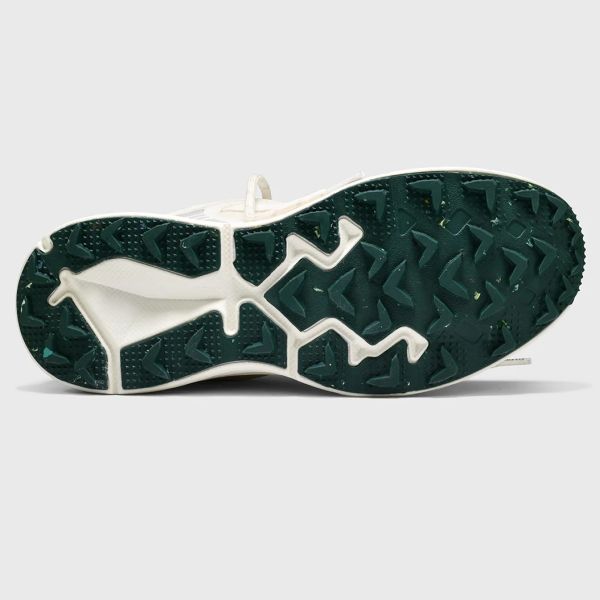 Mercer Amsterdam The Re-Run MAX Suede Sneaker Wit/Groen